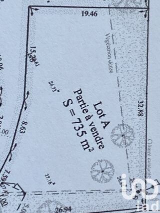  Terrain � vendre 735 m�