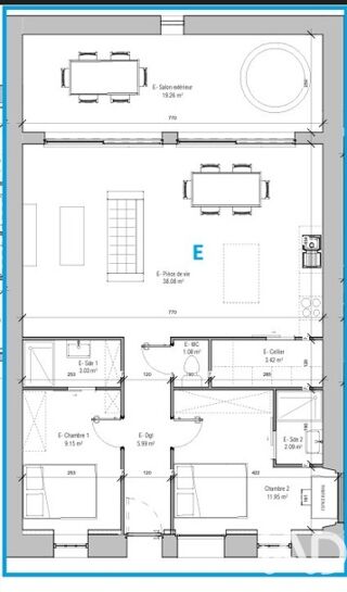  Maison � vendre 3 pi�ces 99 m�