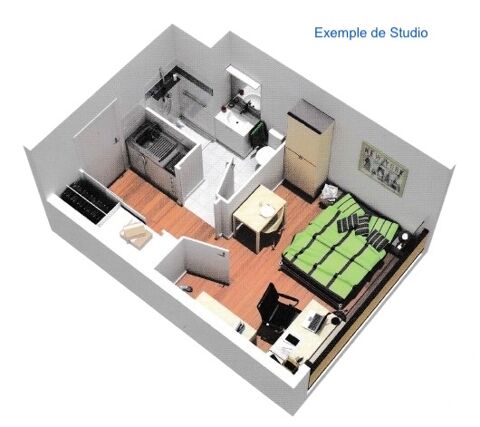  Appartement � vendre 1 pi�ce 18 m�