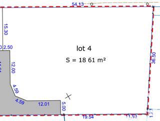  Terrain � vendre 1861 m�