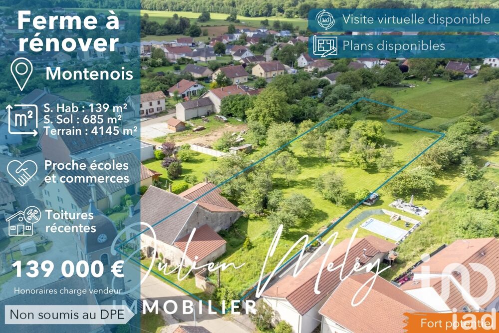 Vente Maison Vente Maison/villa 10 pices Montenois