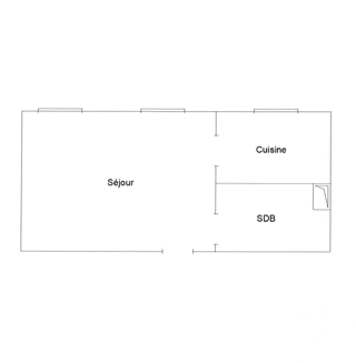  Appartement � vendre 1 pi�ce 22 m�