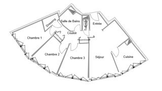  Appartement � vendre 4 pi�ces 74 m�