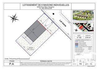  Terrain  vendre 216 m