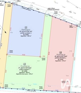 Terrain � vendre 534 m�
