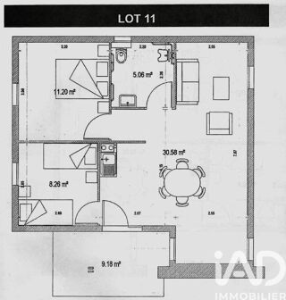  Maison � vendre 3 pi�ces 56 m�