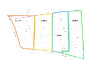  Terrain  vendre 3432 m