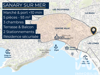  Appartement � vendre 5 pi�ces 93 m�