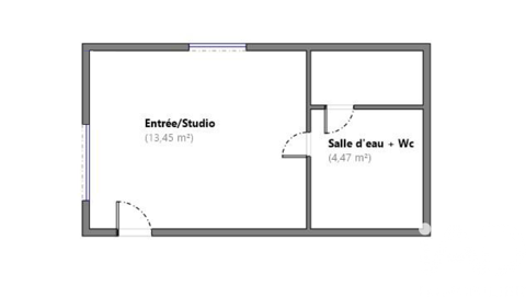   Vente Appartement 1 pice Appartement - 1 pice(s) - 18 m