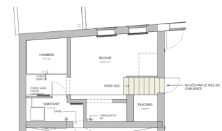  Appartement � vendre 3 pi�ces 33 m�