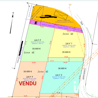  Terrain � vendre 1359 m�