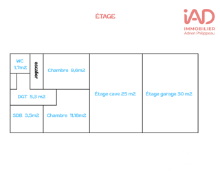  Maison  vendre 3 pices 80 m