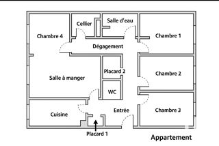  Appartement � vendre 5 pi�ces 86 m�