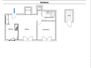  Appartement � vendre 2 pi�ces 40 m�