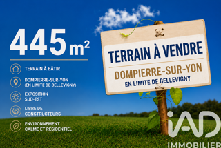  Terrain � vendre 445 m�