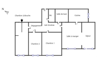  Appartement  vendre 5 pices 100 m