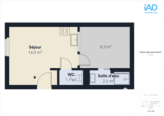  Appartement � vendre 2 pi�ces 30 m�