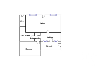  Maison � vendre 2 pi�ces 45 m�