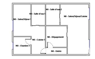  Appartement � vendre 3 pi�ces 56 m�