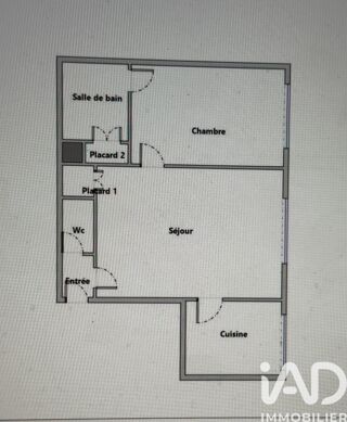  Appartement � vendre 2 pi�ces 40 m�