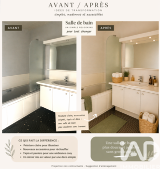  Appartement � vendre 3 pi�ces 65 m�