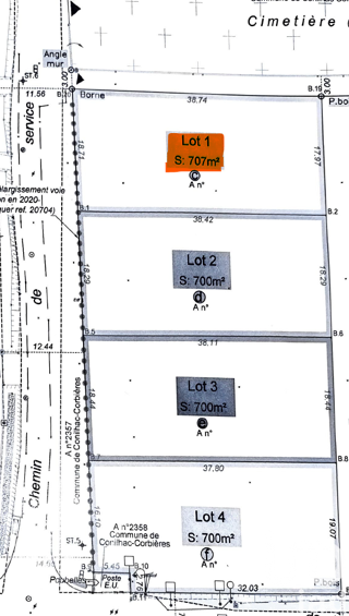  Terrain � vendre 700 m�