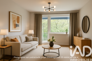  Appartement � vendre 2 pi�ces 44 m�