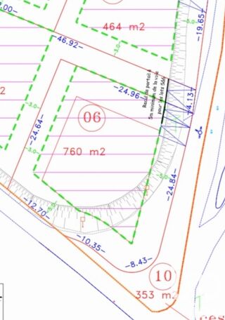  Terrain � vendre 760 m�