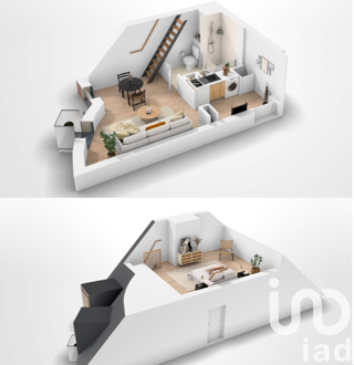  Appartement  vendre 2 pices 50 m