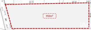  Terrain � vendre 950 m�