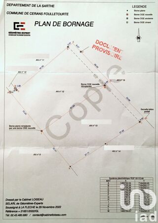  Terrain � vendre 1831 m�