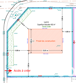  Terrain � vendre 602 m�