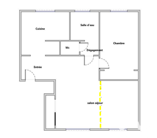  Appartement � vendre 3 pi�ces 49 m�