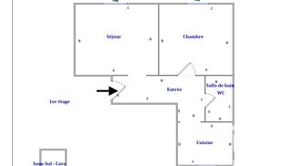  Appartement  vendre 2 pices 38 m