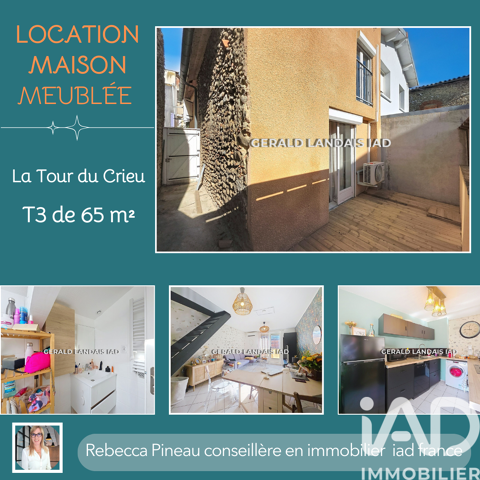   Location Maison de ville 3 pi�ces Maison - 3 pi�ce(s) - 65 m�