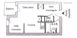  Appartement � vendre 1 pi�ce 23 m�
