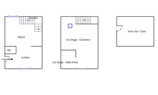  Maison  vendre 2 pices 37 m