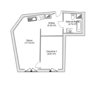  Appartement � vendre 2 pi�ces 38 m�