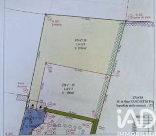  Terrain � vendre 1836 m�