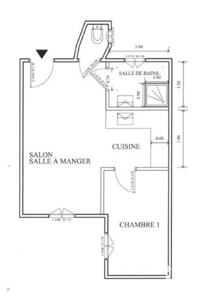  Appartement � louer 2 pi�ces 27 m�