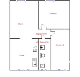  Appartement � vendre 3 pi�ces 44 m�