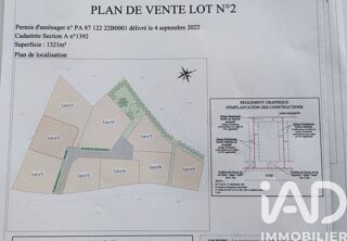  Terrain � vendre 1321 m�