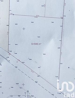  Terrain  vendre 598 m