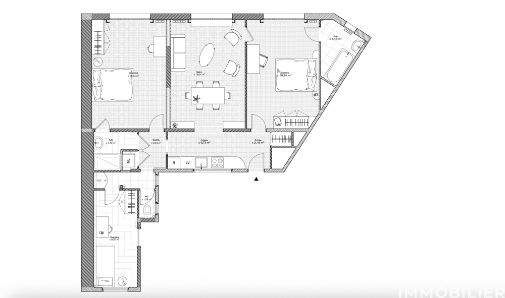 � vendre  Appartement Paris 16