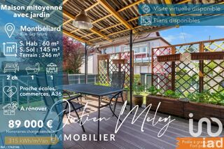  Maison  vendre 3 pices 60 m