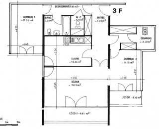  Appartement � vendre 3 pi�ces 75 m�