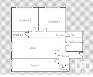  Appartement  vendre 3 pices 62 m