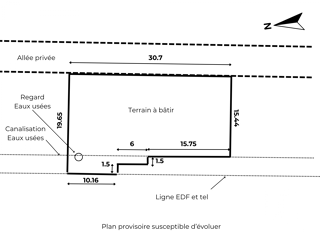  Terrain � vendre 555 m�
