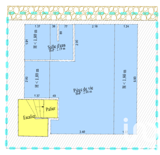  Appartement � vendre 1 pi�ce 19 m�