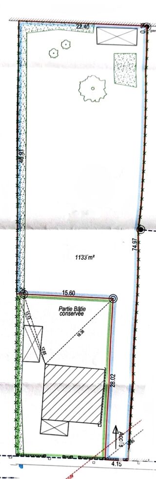  Terrain  vendre 1133 m